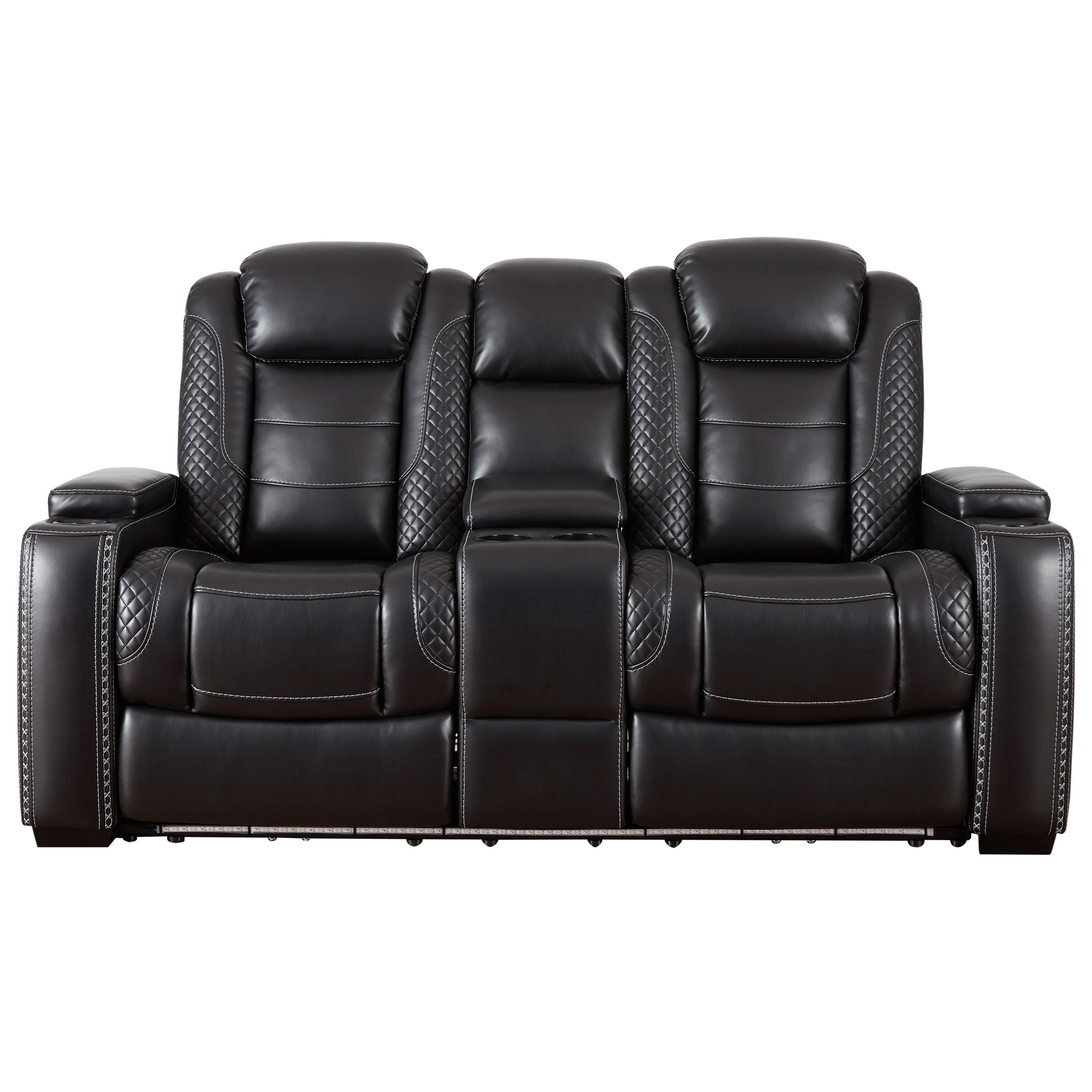 Signature Design by Ashley Party Time Power Reclining Loveseat w
